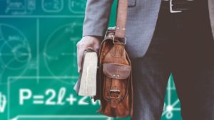 carrying bag and book