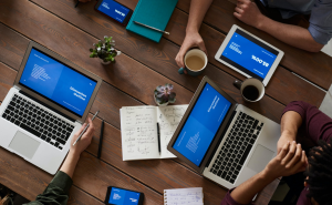 laptops on table